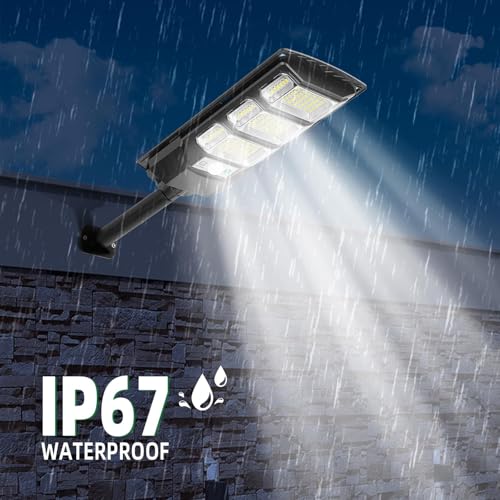 Image of FOWSEEK 4 Pack Solar Flood Lights Outdoor, Solar Lights Outdoor Waterproof with Remote Control, Motion Sensor Outdoor Lights for Garden Patio Yard