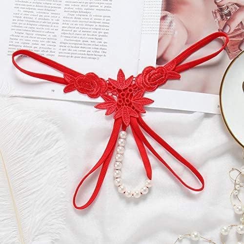 Miniatura 6 de Bragas de cintura baja para mujer, ropa interior, lencería para mujer, sexy, colgante, perla, cadena G