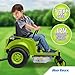 Kid Trax 12V Zero Turn Lawn Mower Toodler Toys - Ride on Toy, Outdoor Toys, Tractor Toy, Riding Mower, Ride On Tractor, Dual Handle, Twist and Turn, Speed to 3MPH, Max Weight of 77lbs, Age 3-7, Green