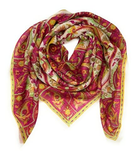Mala Alisha **Bufanda de verano YESSICA rosa**NP € 89**% VENTA, multicolor, 70x180 cm