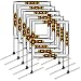 Premier RC 30 in. Mini Square FPV Racing Air Gate Package (Set of 5)