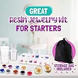 Goody King Resin Jewelry Making Kit for Beginners with Molds and Resin Making Supplies - Silicone Casting Tools Set and Clear Epoxy Resin Kits for DIY Craft Christmas Gifts for Kids & Adults - Image 6