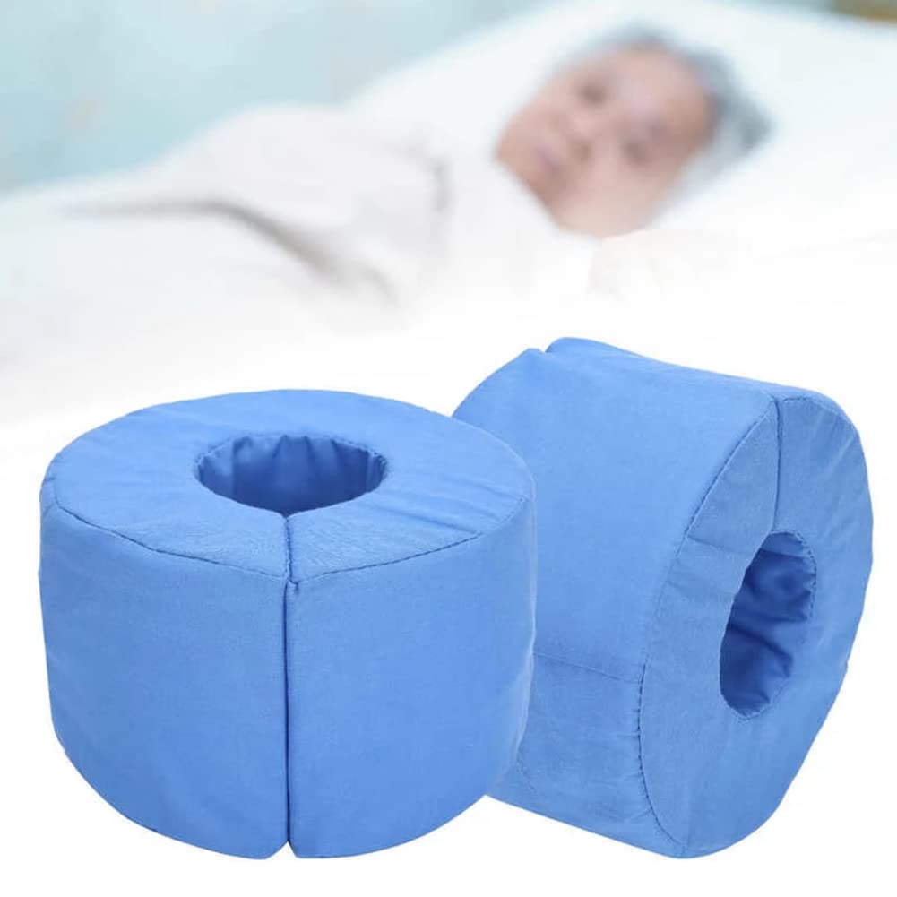 MOYANG 2Pcs Hand Foam Elevator Cushion,Foot Elevator Support Pillow Leg Lifting Pillow Stabiliser Ankle Shape Donut Medical Ankle Cushion For Prevent Bedsore,Multi colored