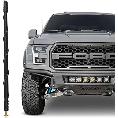 VOFONO 13 Inch Antenna for Ford F150 2009-2026, F250 F350 2017-2026, Flexible Rubber Truck Antenna Short Replacement F-150 F250 F350 Accessories Cover