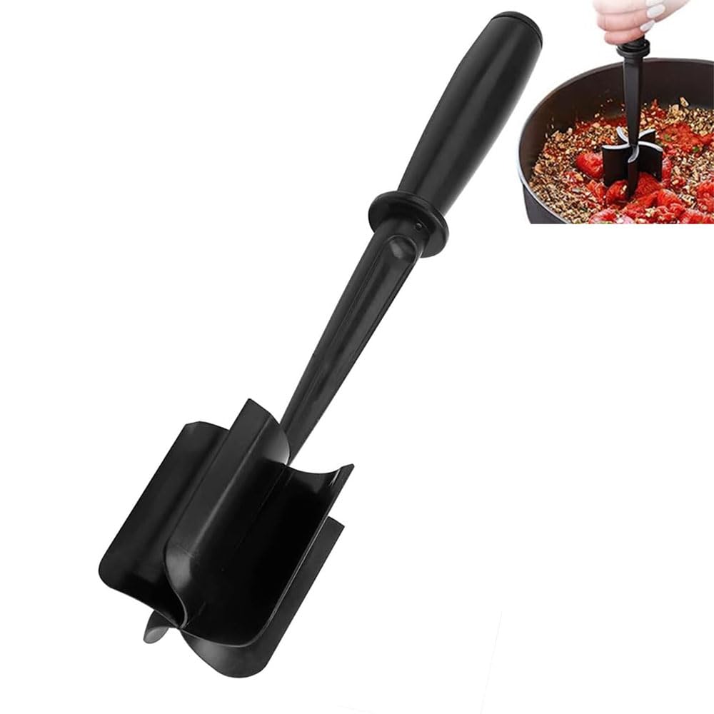 Hachoir à Viande Nylon Multifonction - 5 Lames Résistant Chaleur | Presse Purée Viande Hachée