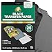 Graphite Transfer Paper - 9" x 13" - 25 Sheets - Waxed Carbon Paper for Tracing - MyArtscape (Black)