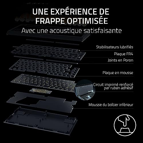 Clavier Razer Blackwidow V4 75% utilisations internationales - vue 5