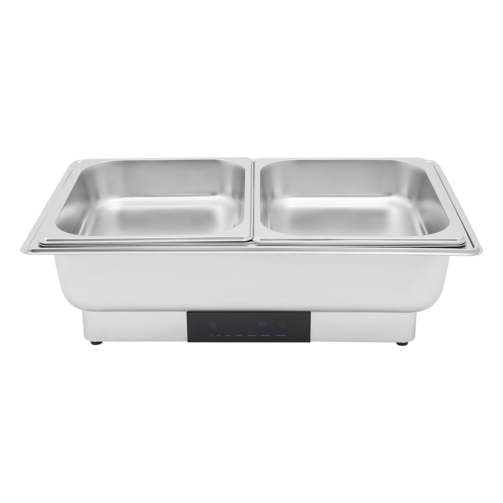 Set da buffet elettrico in acciaio inox, per hotel, caffetterie, ristoranti, feste di famiglia, 56 x 36 x 26 cm