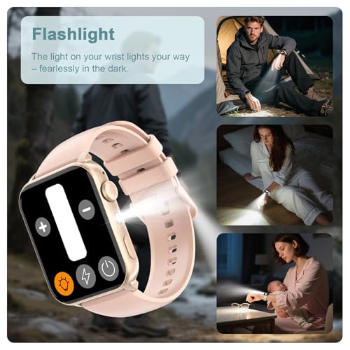 IOWODO Women's Smart Watch - HD Fitness Tracker with Calls - Image 6