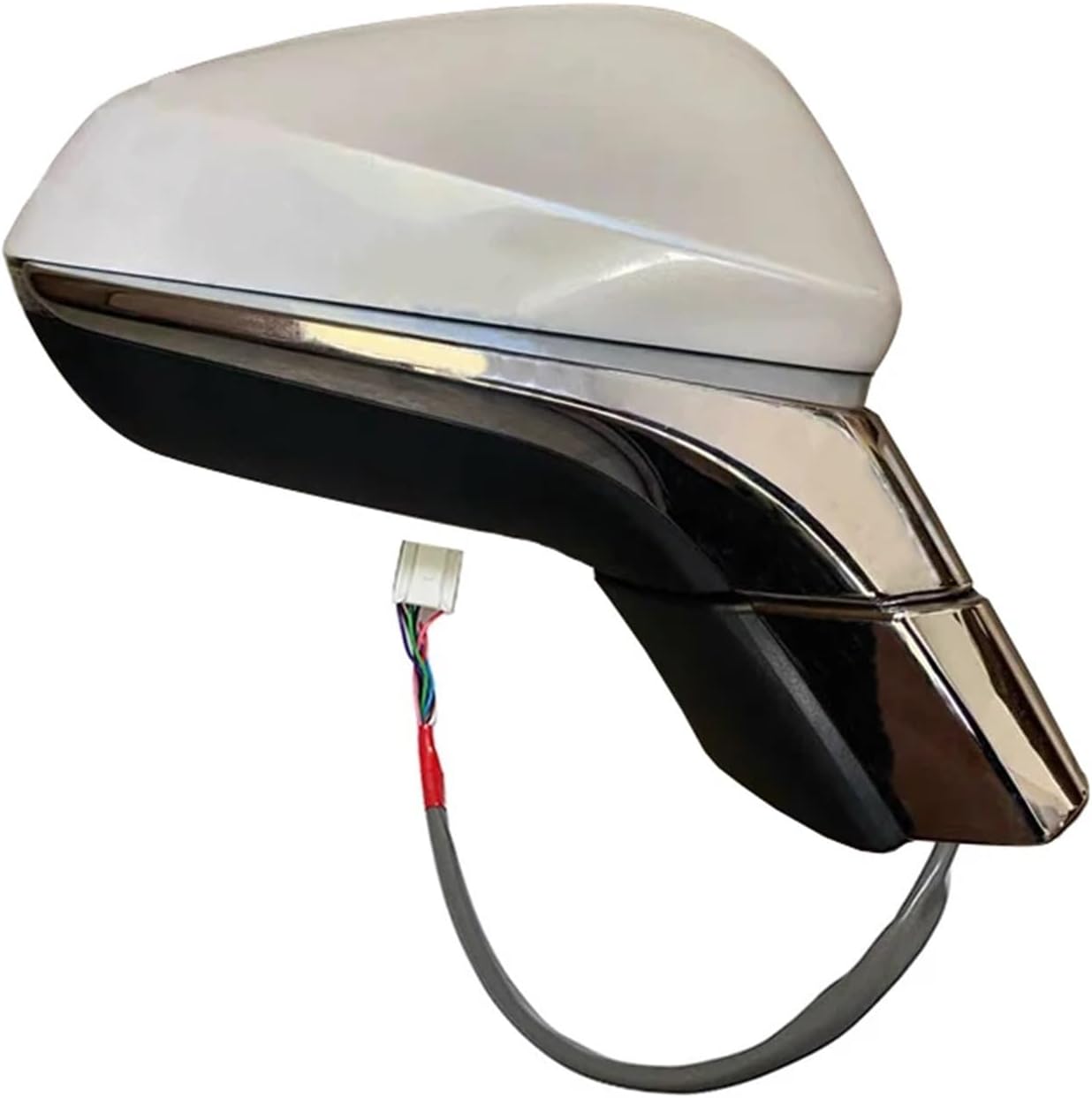 Car Rearview Mirror Assembly Compatible With Lexus NX NX200 NX300 2015-2020 87940-78051 87910-78051 Auto Power Heated Fold Turn (White Right)