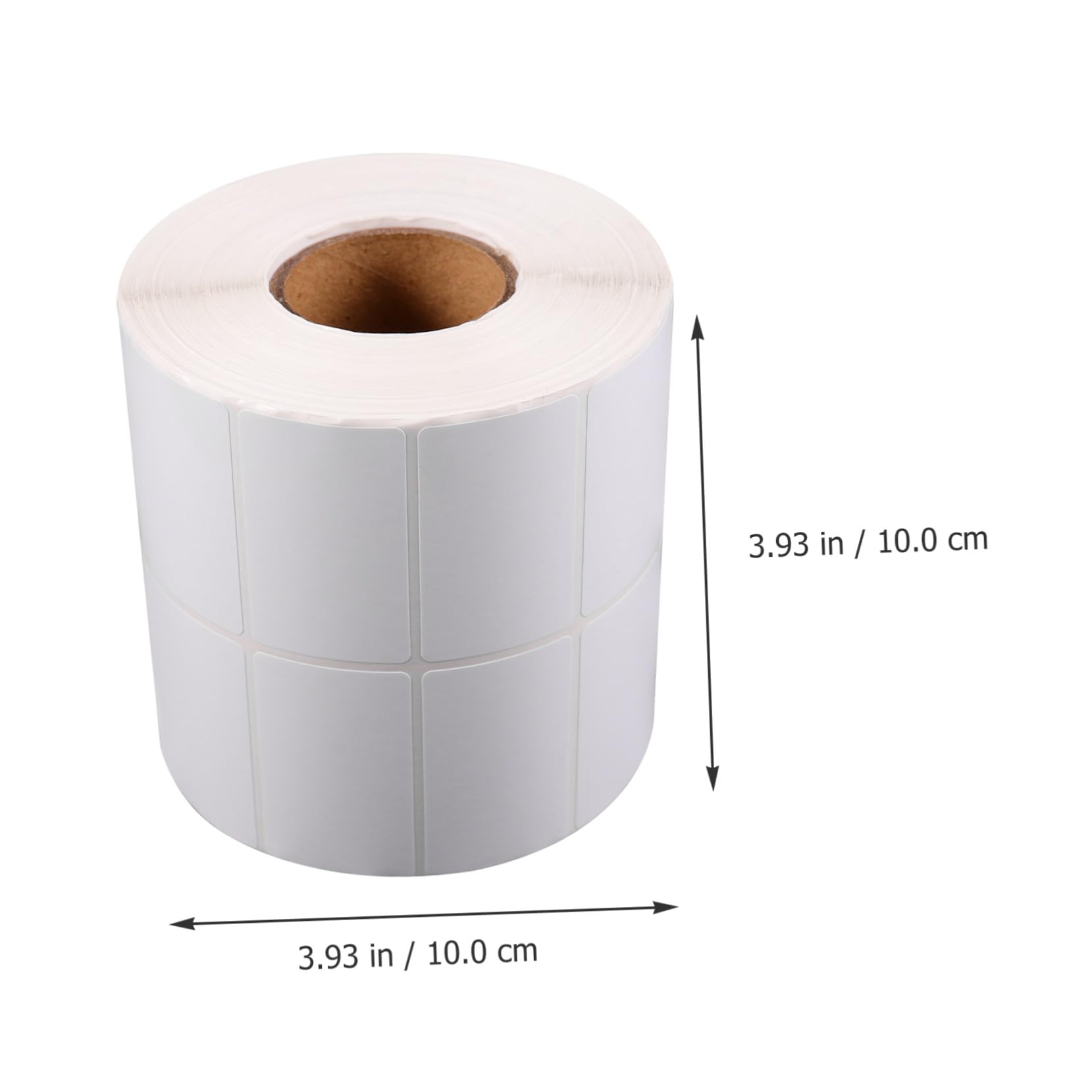 Détiquettes Thermiques Autocollantes Papier Couché Double Rangée Compatibles Imprimantes Tsc Étiquettes Adhésives Polyvalentes pour Expéditions et Usage Quotidien