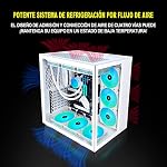 KEDIERS-PC-Case-ATX-Tower-Tempered-Glass-Case-with-9-ARGB-Fans-C590-White