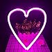 Produktbild LED Neon Nachtlicht Batteriebetrieben, Wandleuchte Neon Dekoration Lampe Leuchte mit Batterie Box und USB für Wohnzimmer Schlafzimmer Hochzeit Geburtstaggeschenk (Herz)