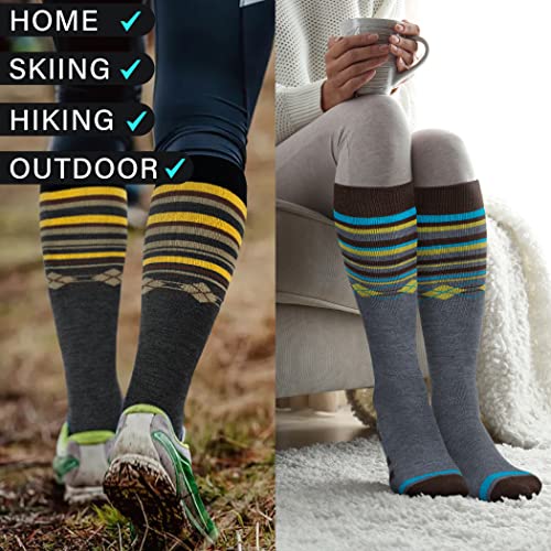 Ski Socks Merino Wool Thermal Knee High Winter Snowboard Sport Socks Men Women #TOP5