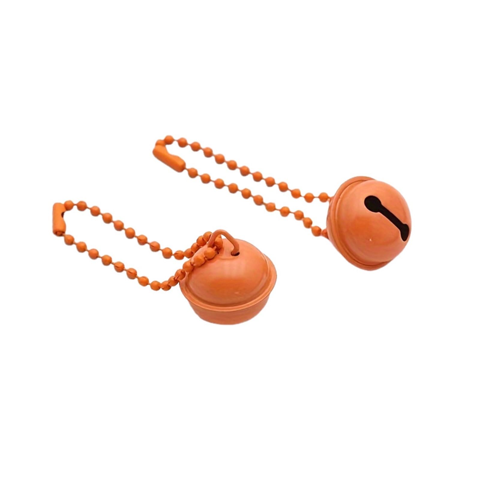 Christmas Bells 50pcs Bead Chain Bell Keychain Pendant Diy Colorful For Suitcase Box Bag for Christmas Decor