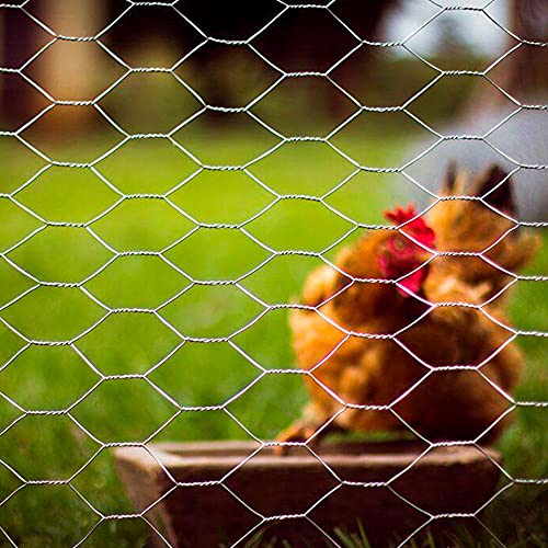 Tela metálica para galinheiro fio 23 BWG x 1,5 m rolo com 50 metros - Morlan