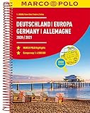  MARCO POLO Reiseatlas Deutschland 2020/2021 1:300 000, Europa 1:4 500 000 (MARCO POLO Reiseatlanten)