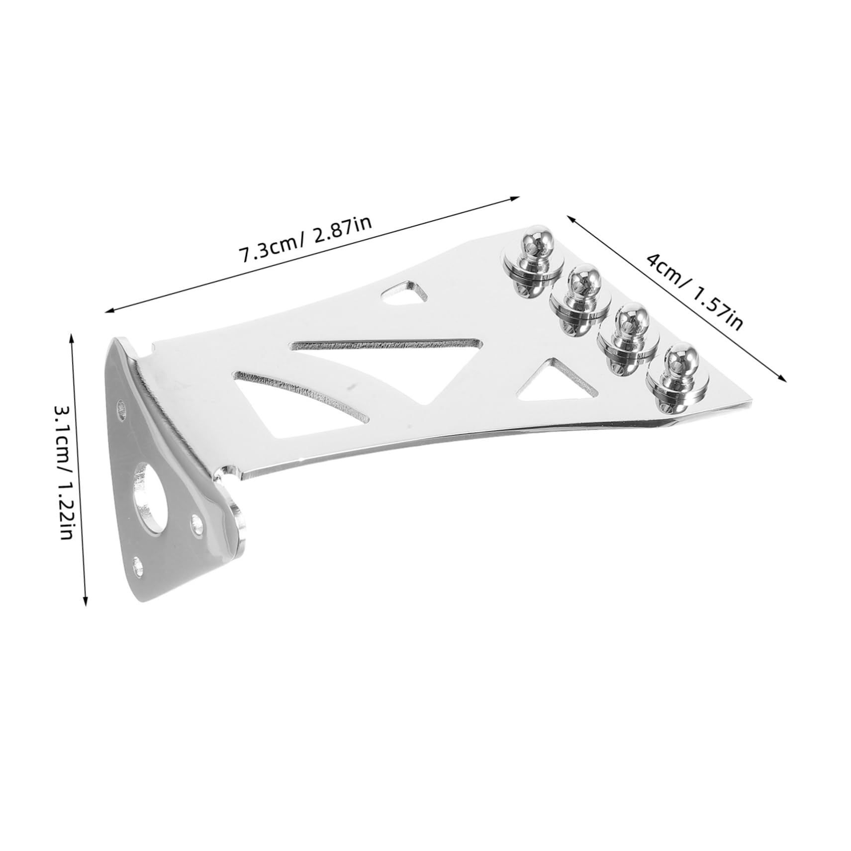 TOYANDONA 4pièces Banjo Tailpiece Pour Guitare à Cordes Améliore Volume Sustain Installation Facile Et Rapide Accessoire Compact Et Léger Pour Banjo
