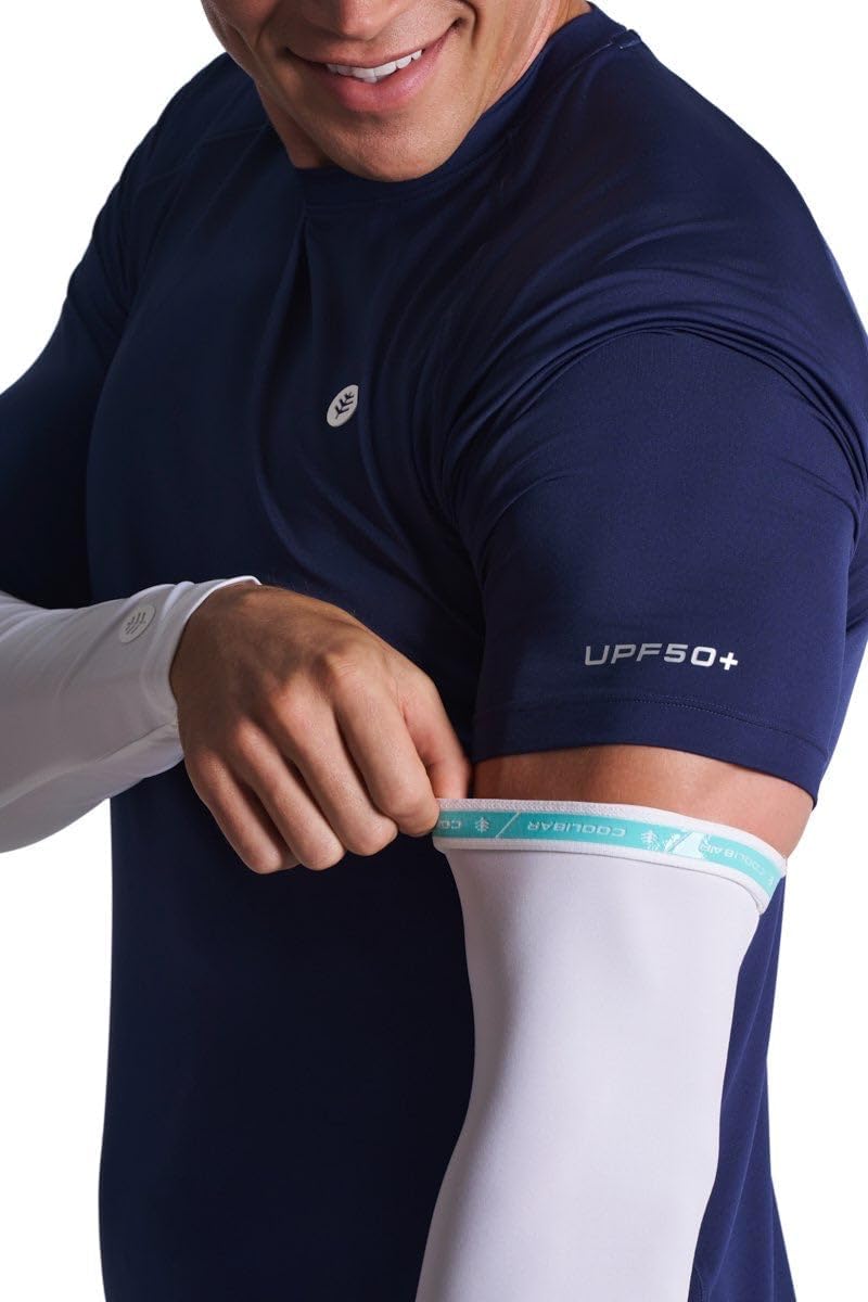 Coolibar Men's Performance Arm Sleeves - UPF 50+ Sun Protection - MaxShield