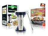 Spiral Slicer Spiralizer Complete Bundle - Vegetable Cutter- Zucchini Noodle Spaghetti Pasta Maker