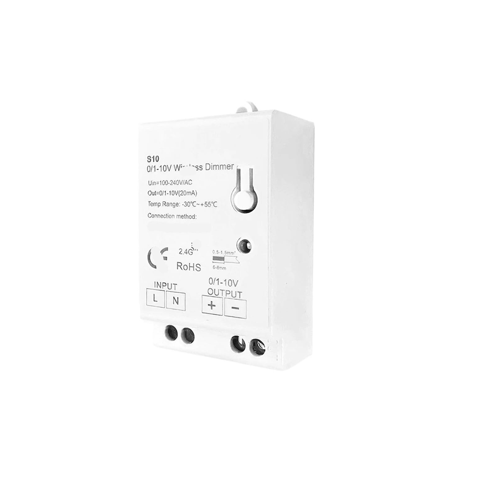 Pilote de puissance de gradation LED avec variateur AC100-240V 0-10V