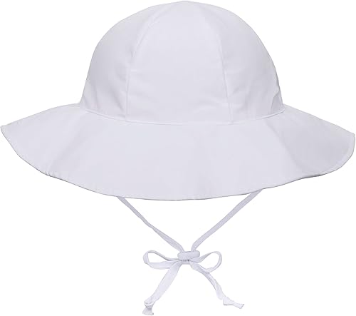 SimpliKids UPF 50 UV Ray Sun Protection Wide Brim Baby Sun Hat A_white #11, A_white #2, Light Blue #1, Light Purple #1, Light Purple #2, Navy #1,