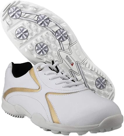 shoes Chaussures de Golf Professionnelles pour Dames, Espadrilles de  Protection en Cuir à Clous d'extérieur, Chaussures de Golf/Chaussures de  randonnée légères et Respirantes : Amazon.fr: Chaussures et Sacs