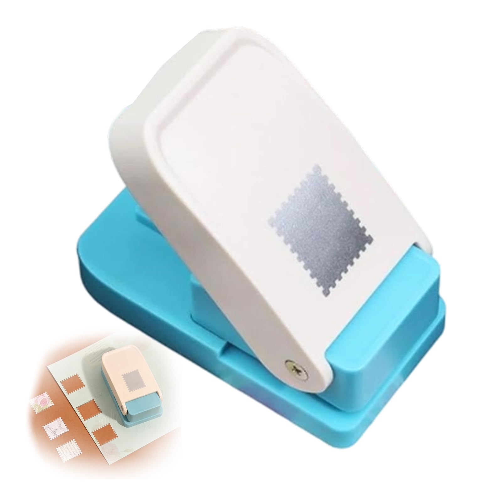 Stamp Puncher, Postage Stamp Punch for DIY Craft Projects, Paper Craft Tool for Scrapbooking and Card Making, with Rectangular Design, Craft Punching Machine for Various Paper Types-image-8