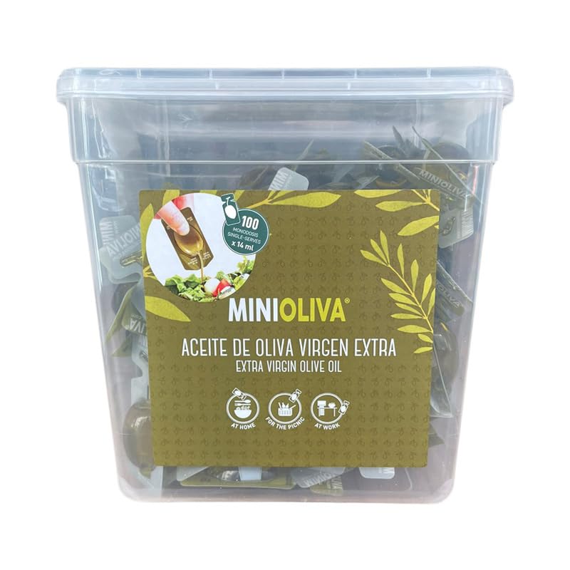 Mini Oliva - Aceite de Oliva Extra Virgen 100 sobres miniatura 3