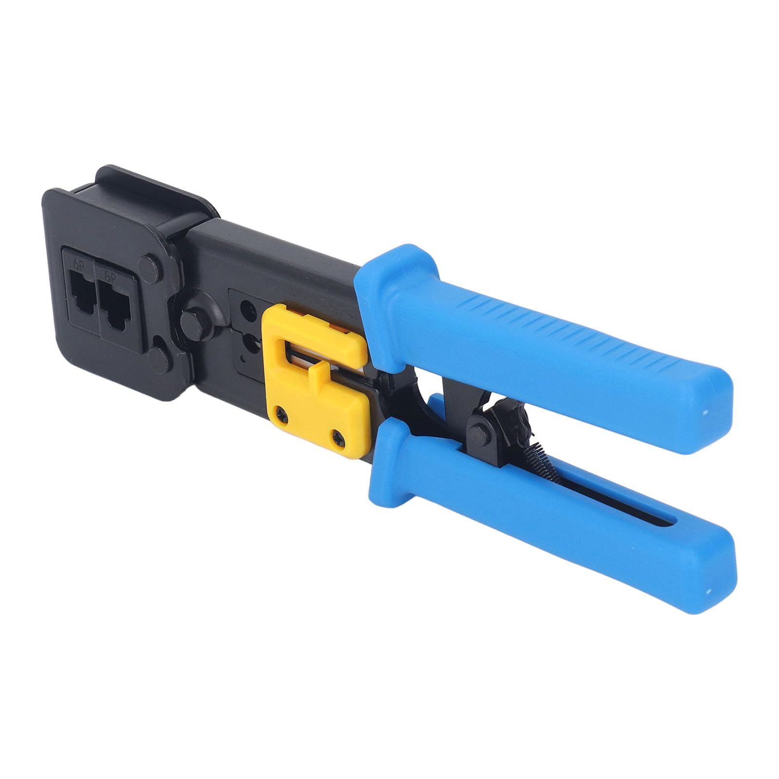 RJ45 Kit d'outils de sertissage RJ45 Cat6 6p8p Ratchet à travers le réseau Cable Câble Fribilles Crystal Head Trimping Tools