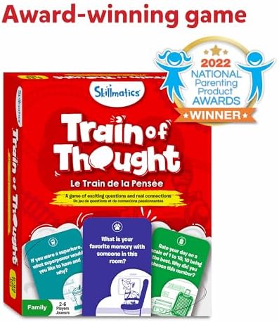 Skillmatics Card Game - Train of Thought, Fun for Family Game Night, Educational Toys, Travel Games for Kids, Teens and Adults, Gifts for Boys and Girls Ages 6, 7, 8, 9 and Up 4 516bGoiy58L. AC