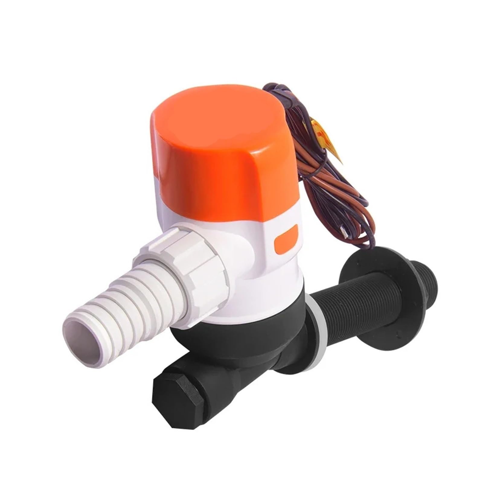800 GPH 12V Livewell Baitwell Pump, Submersible Aerator Pump for Marine Boat Live Fish Tank(12V 13A)