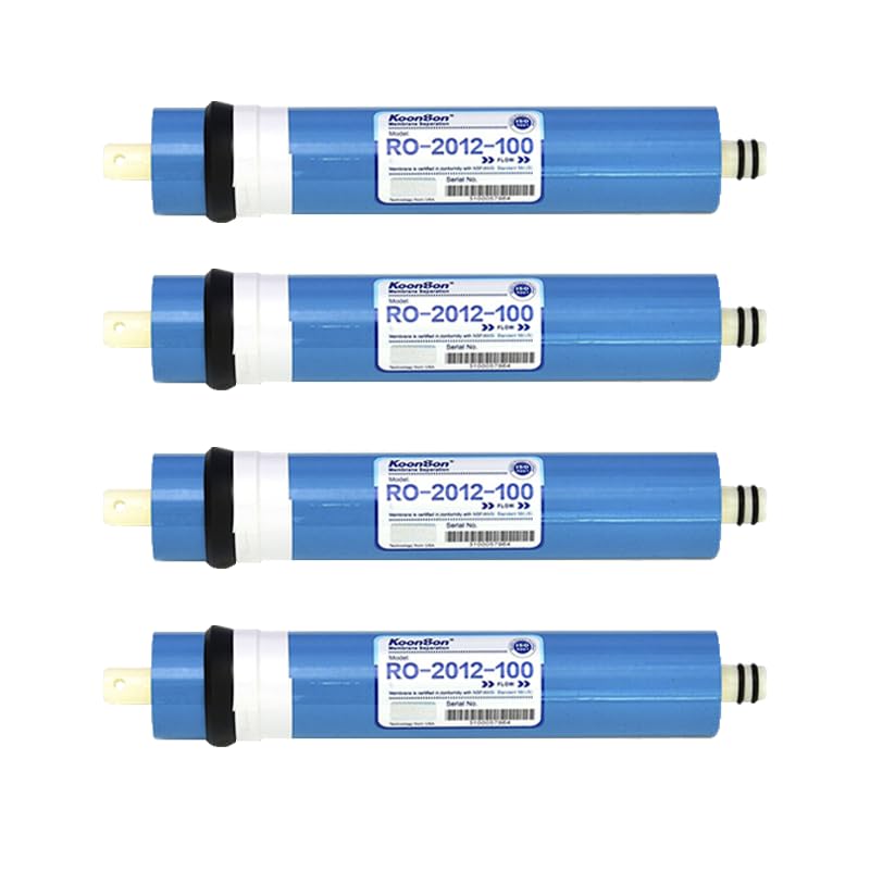Membrana RO-2012-100 GPD ad alte prestazioni - serie residenziale - per impianti ad osmosi 4 PEZZI