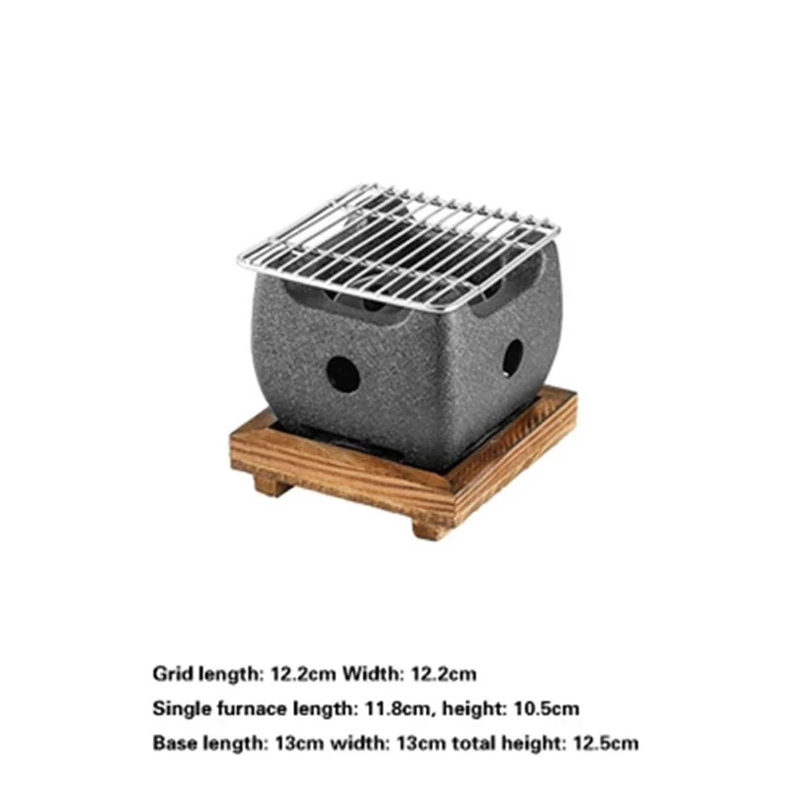 4 w 1 bezdymny wewnętrzny grill Chal Grill Wszechstronny żeliwny piekarnik do domu idealny do grillowania pieczenia i pieczenia łatwy do czyszczenia, idealny dla miłośników grillowania