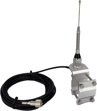 GR300 GMRS Antenna & Truck GMRS Antenna Mount with Coaxial Cable Perfect for Reliable Communication on Trucks and Vehicles