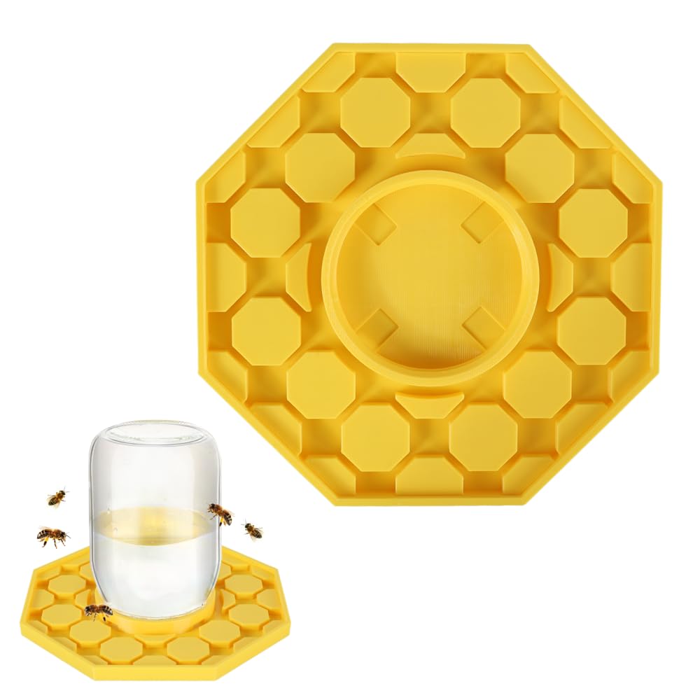 Abreuvoir pour Abeilles,1 Ou 2 Mangeoires a Abeilles,Structure D'alimentation en Eau Inversée pour L'arrosage et L'alimentation du Jardin Extérieur