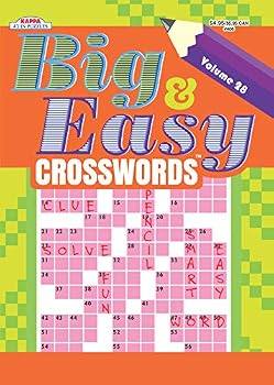 Paperback Big & Easy Crosswords Puzzle Book
