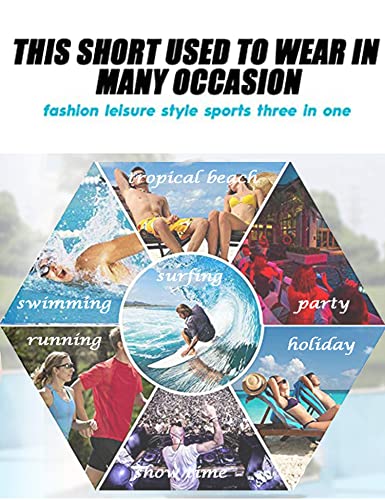 image for COOFANDY Mens Swim Briefs Square Cut Swim Trunk Swimming Short America