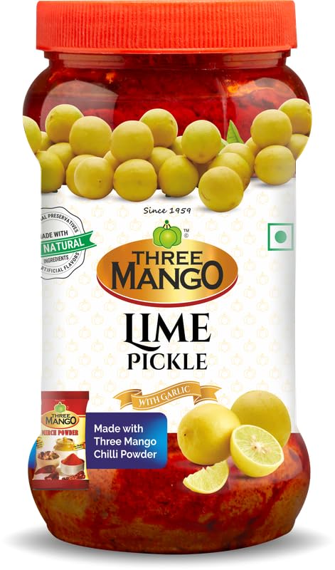Three Mango Lime Pickle (Achaar) | Rich In Flavour | No Added Colours | Natural And Authentic (1 Kg)-image-11