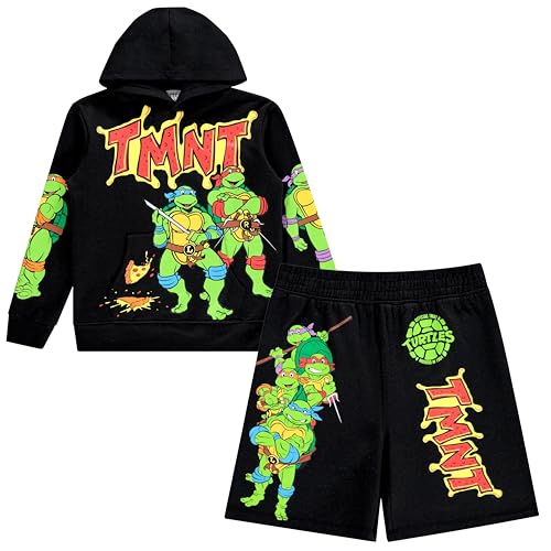 Sweat à capuche et short Tortues Ninja garçon pour habiller facilement votre enfant