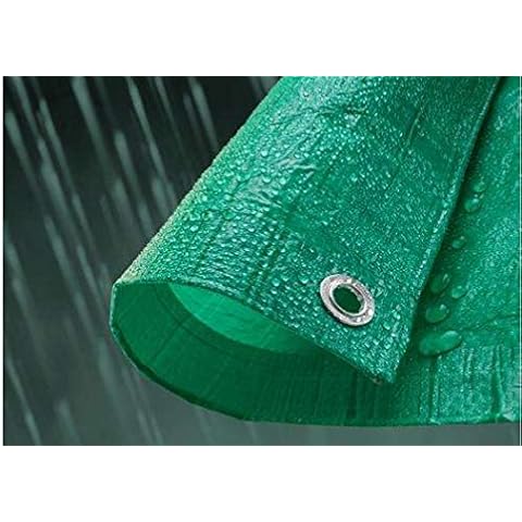 TARPAULIN (SELECTION OF COLOURS, WEIGHT +SIZES) (3m x 3m green) Cover