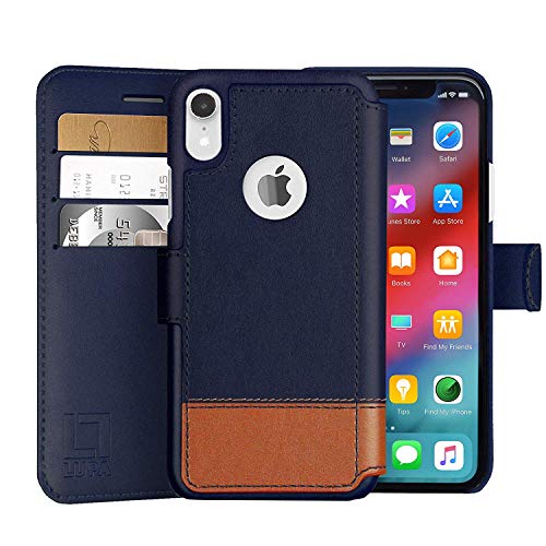 Compatible with iPhone XR Wallet case for Women and Men, Case with Card Holder [Slim & Protective] for Apple XR (6.1”), Vegan Leather i-Phone Cover, Phone Case, Desert Sky - Thumbnail 2