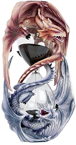 Nemesis Now Guardians of Time Anne Stokes - Temporizador de Arena (Resina, 20 cm), Color Lila