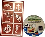 Armour Products Etch Over N Over Stencil, Seashore + Glass Etching How to CD