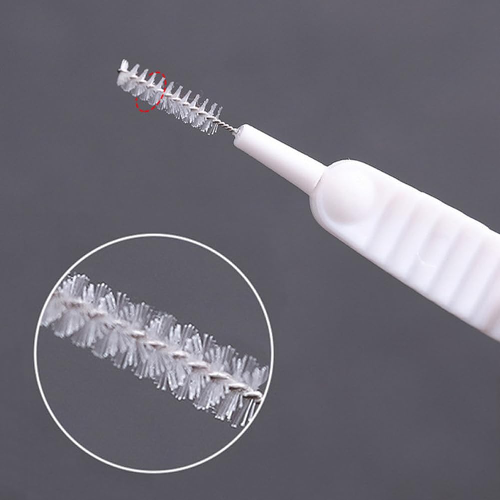 Hodaqe Polypropylene Handle Shower Head Cleaning Brush for Small Hole,Multifunctional Shower Head Cleaner Tool Anti Showerhead Cleaning Brushes Picks for Household Bathroom (20 Pcs) - Image 5 thumbnail