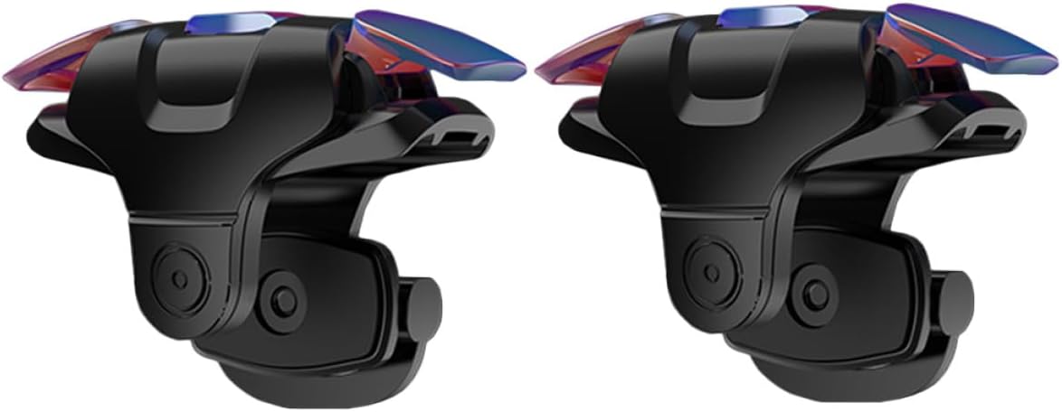 ULTECHNOVO Trigger di Gioco per Telefono Pulsanti in Lega Controller Mobile Fibbia Regolabile e Silicone Antiscivolo Accessorio Gaming per Smartphone Regolabile e Facile da Installare