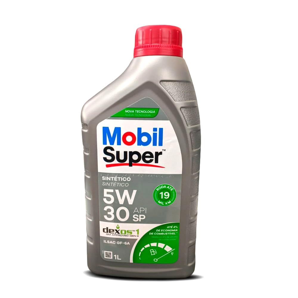 1 L Óleo de Motor Sae 5w30 Mobil Super Dexos 1 Api Sp ilsac Gf-6a Sintetico