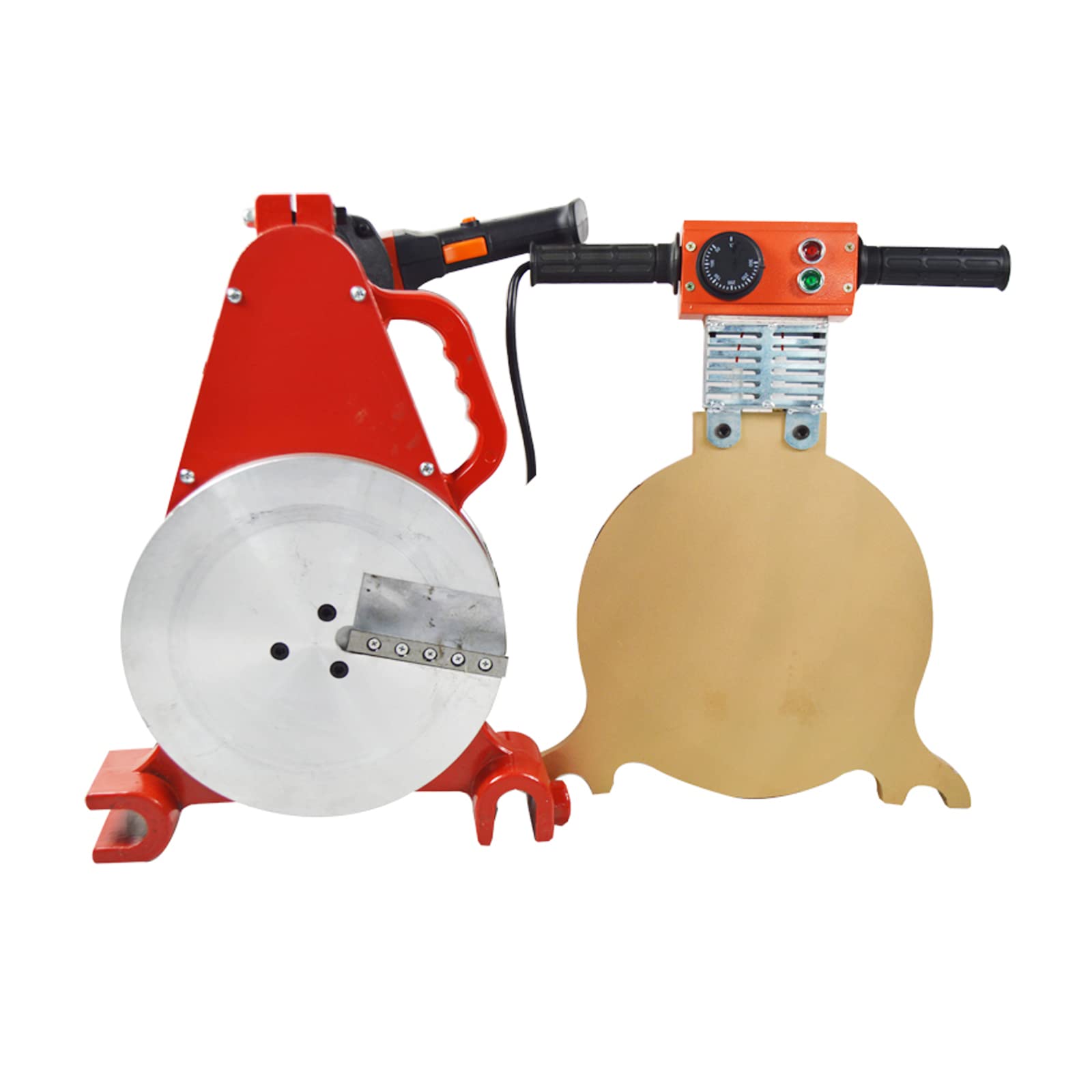 LGXEnzhuo Manual 2 Clamps Pipe Fusion Welder HDPE Butt Fusion Welding Machine PE PP PB PVDF Pipe Hot Melt Machine 110V 90-250m