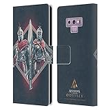 Head Case Designs Officially Licensed Assassin's Creed Alexios and Kassandra Odyssey Artwork Leather Book Wallet Case Cover Compatible with Samsung Galaxy Note9 / Note 9