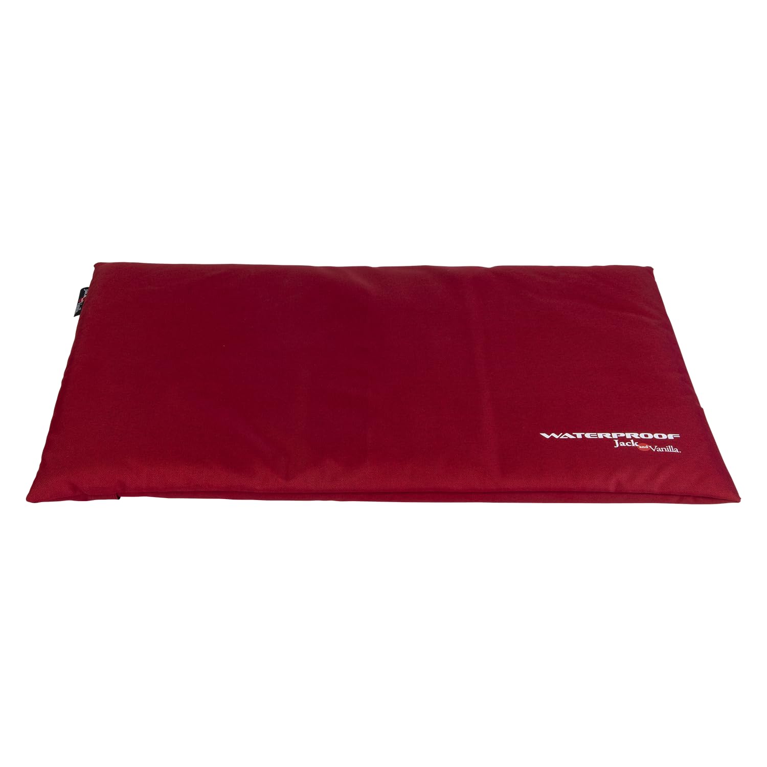Jack and Vanilla - Coussin de Cage pour Chien Waterproof - Tapis de Couchage Panier et Lit Imperméable, Antidérapant, Tout Confort pour Petits à Grands Chiens - Couleur Rouge, M, 73 x 45 cm
